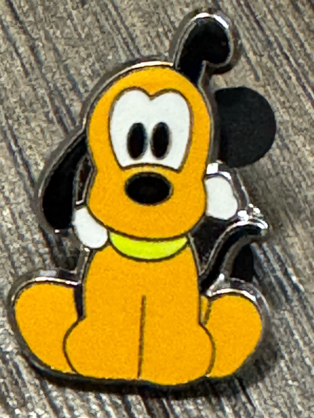 5/$25 Disney Cute Characters Pluto With Bone Pin